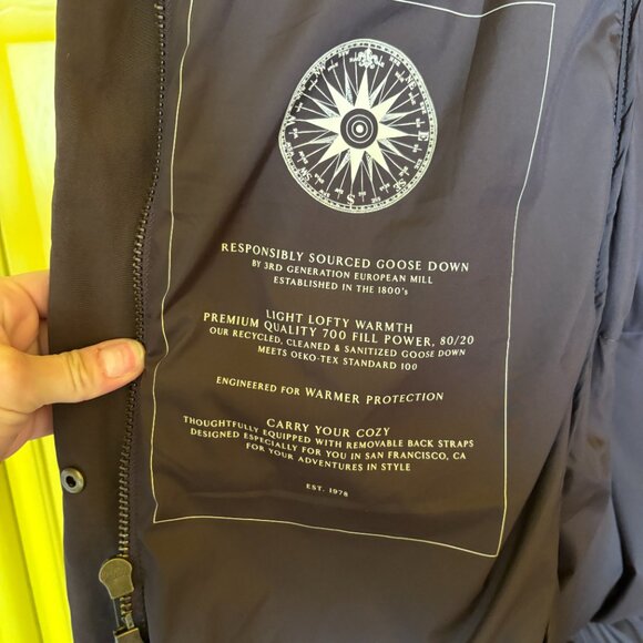 Banana Republic Lowri Puffer Coat - Small - Roasted Cocoa Brown - NEVER WORN! - Picture 4 of 15